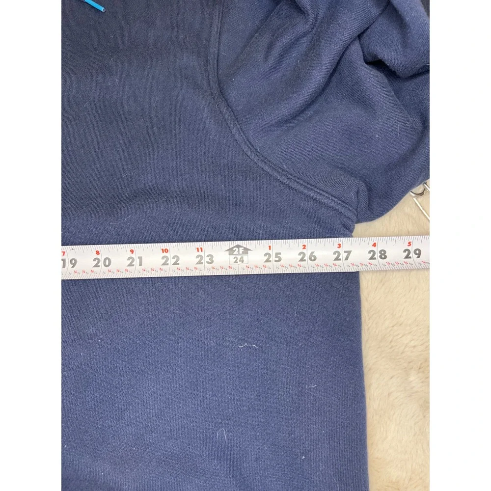 The North Face Mens Heavyweight Fleece Lined Hoodie Jacket Navy Blue XXL
